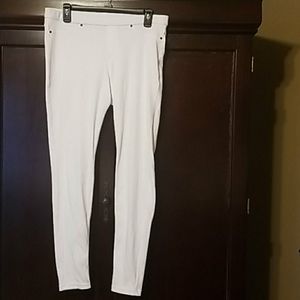 Hue Jean leggings white size Large